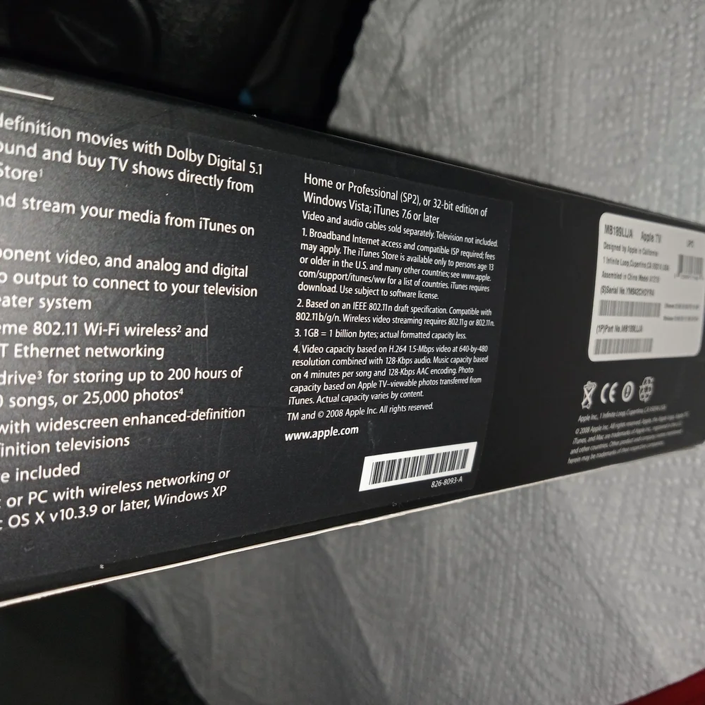 Apple TV Box with Gradient Design - Picture 3 of 7